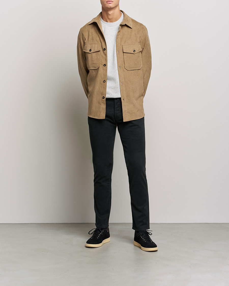 Herre | Bukser | Jacob Cohën | Bard 5-Pocket Cotton Trousers Black