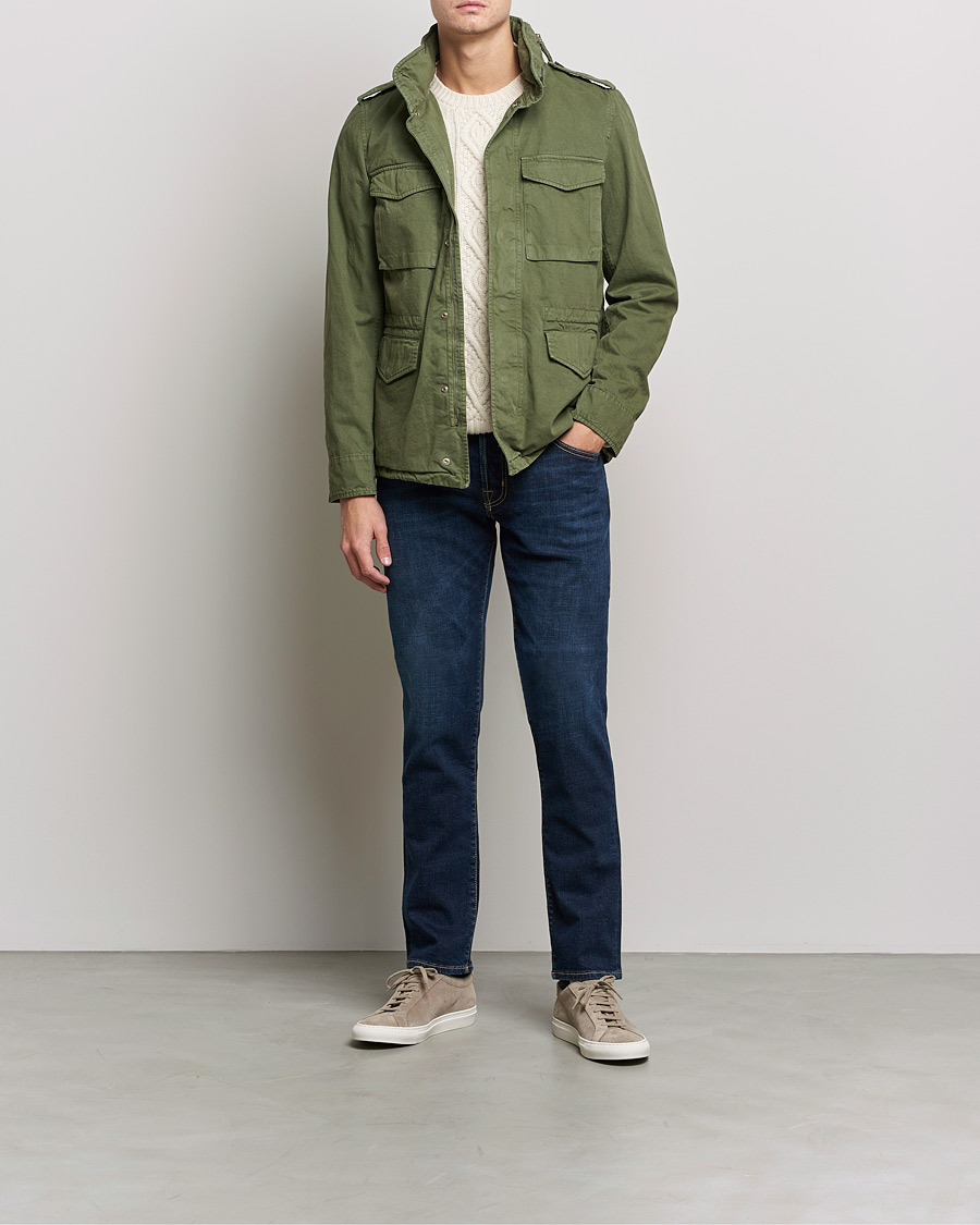 Herre | Jeans | Jacob Cohën | Nick Slim Fit Organic Cotton Jeans Mid Blue