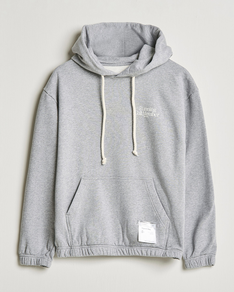 Herre | Gensere | Satisfy | Organic Cotton Hoodie Heather Grey