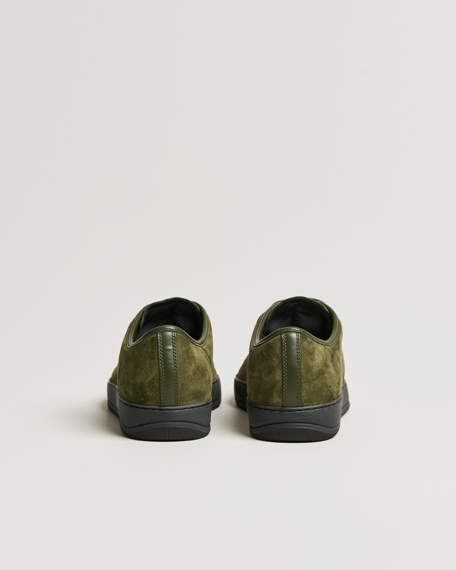 Herre | Lanvin Patent Cap Toe Sneaker Khaki | Lanvin | Patent Cap Toe Sneaker Khaki