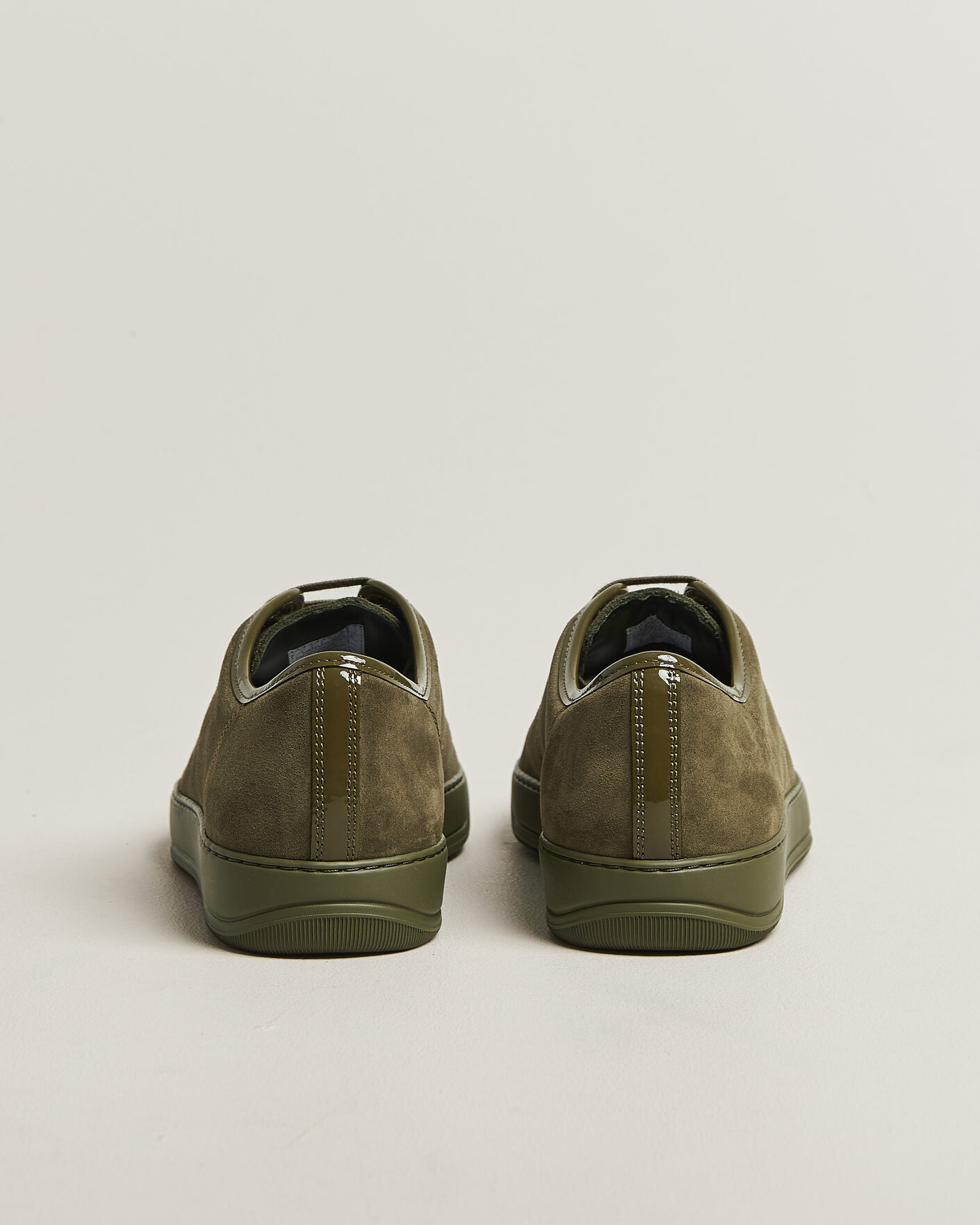 Herre | Sneakers | Lanvin | Patent Cap Toe Sneaker Khaki