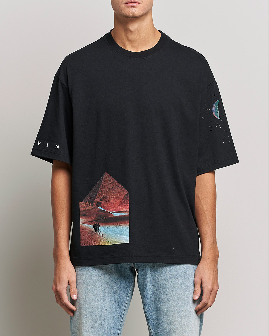 Herre | T-Shirts | Lanvin | Sci-Fi Printed T-Shirt Black
