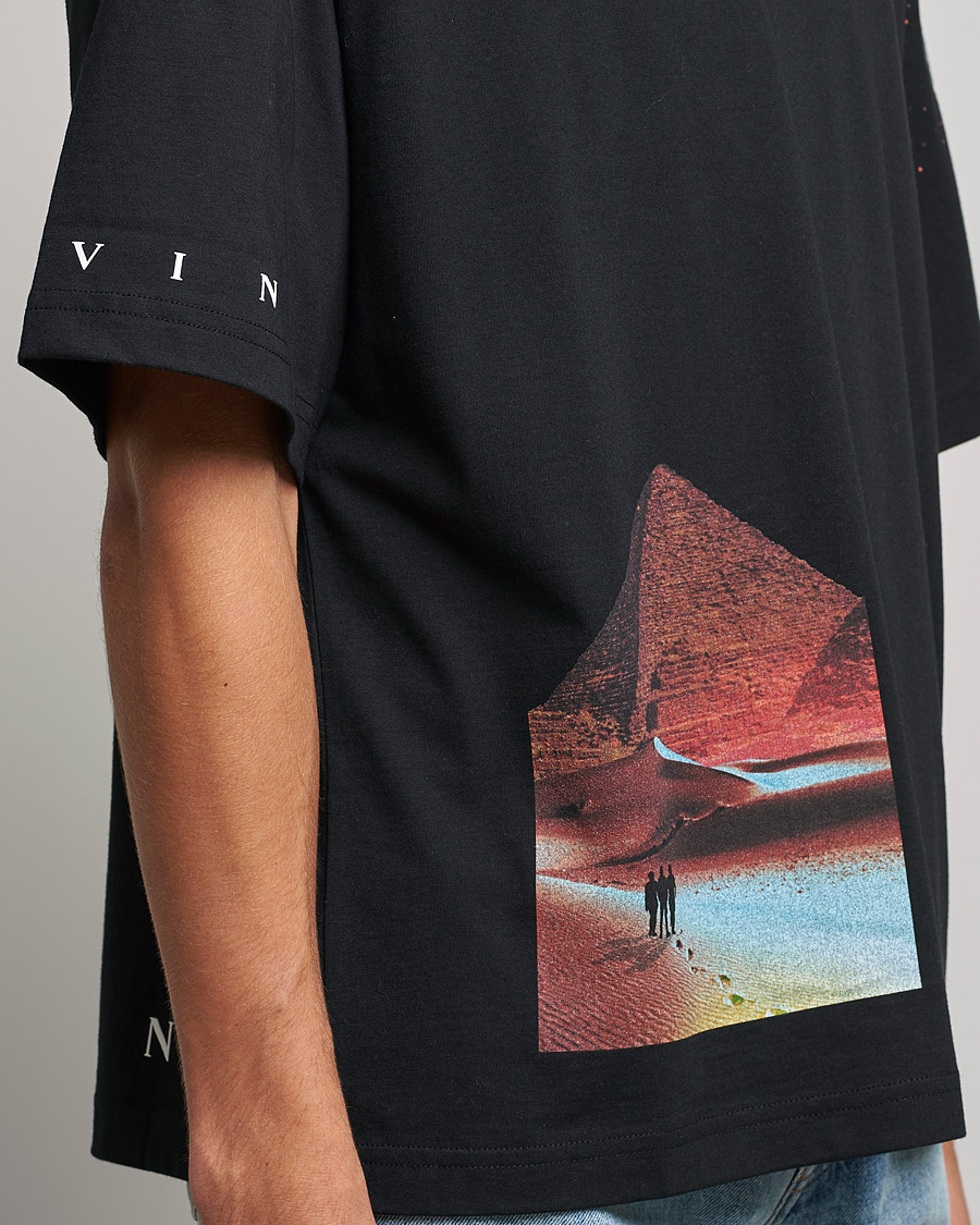 Herre | T-Shirts | Lanvin | Sci-Fi Printed T-Shirt Black