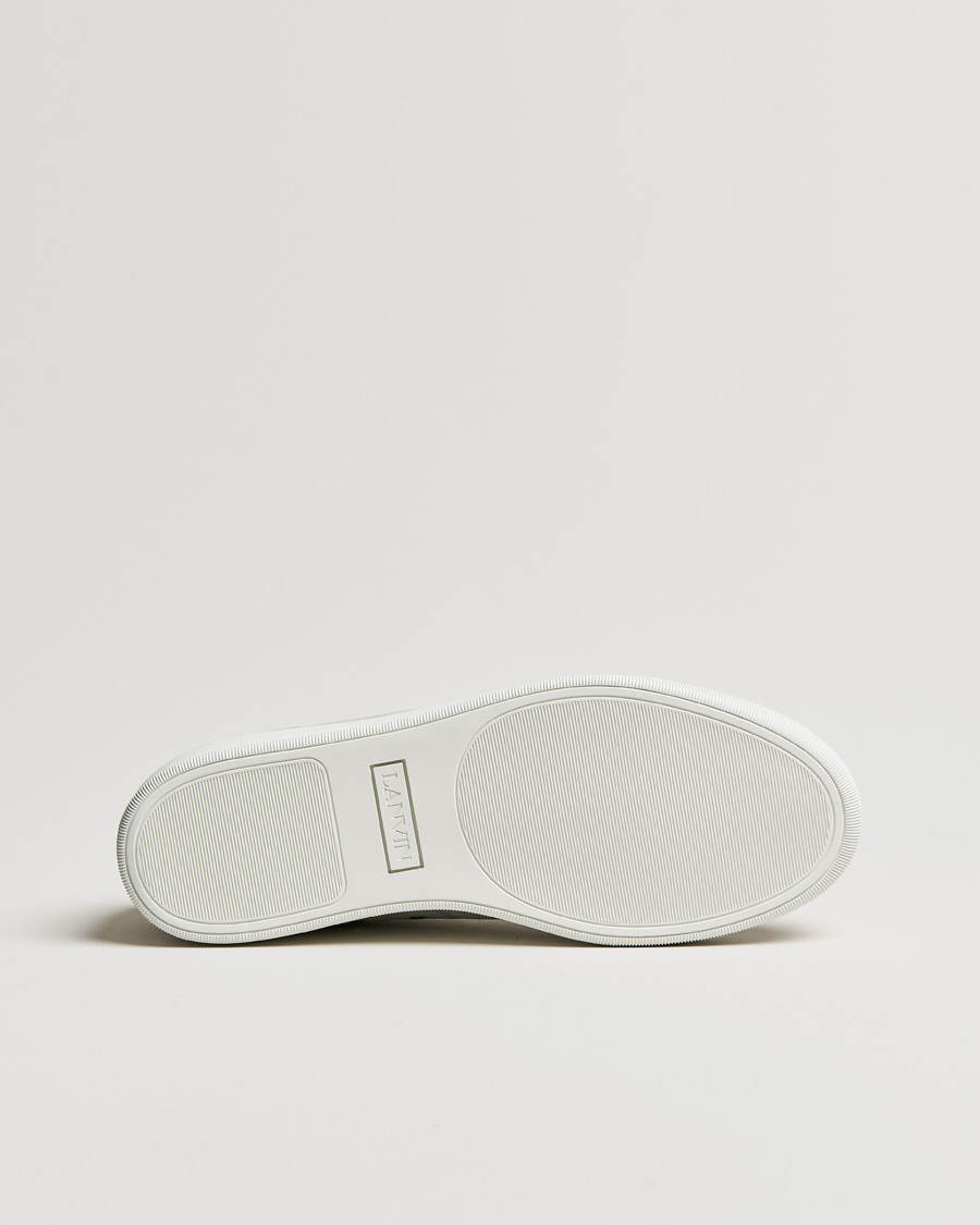 Herre | Lanvin Nappa Cap Toe Sneaker Light Grey | Lanvin | Nappa Cap Toe Sneaker Light Grey