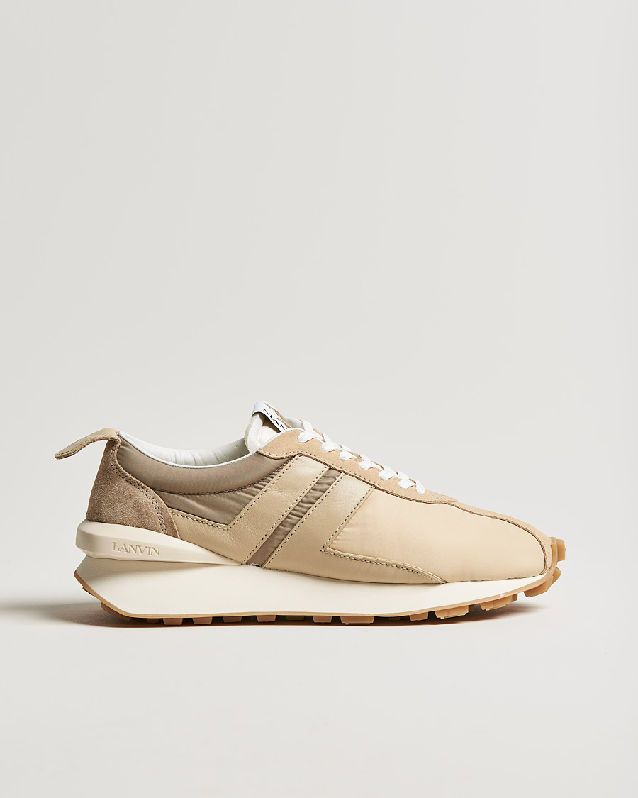 Herre | Lanvin Bumpr Running Sneakers Ecru | Lanvin | Bumpr Running Sneakers Ecru