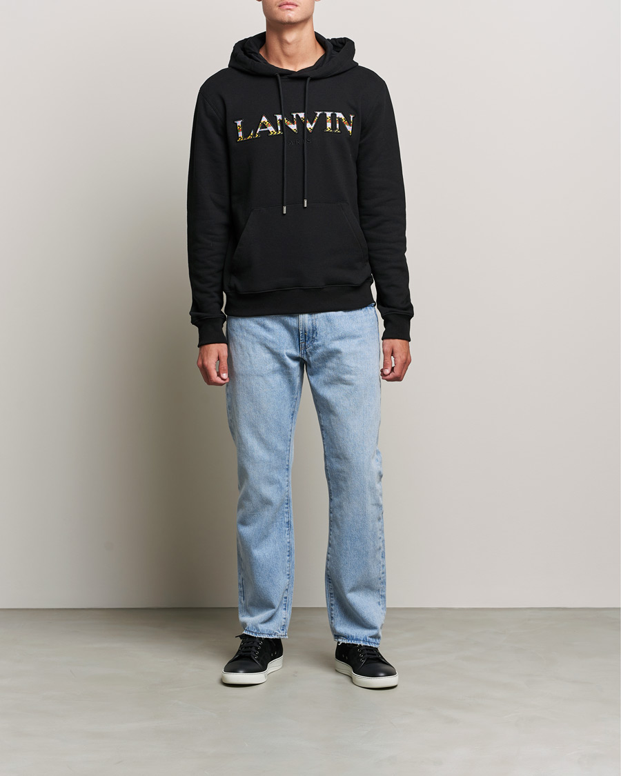 Herre | Gensere | Lanvin | Curb Logo Hoodie Black