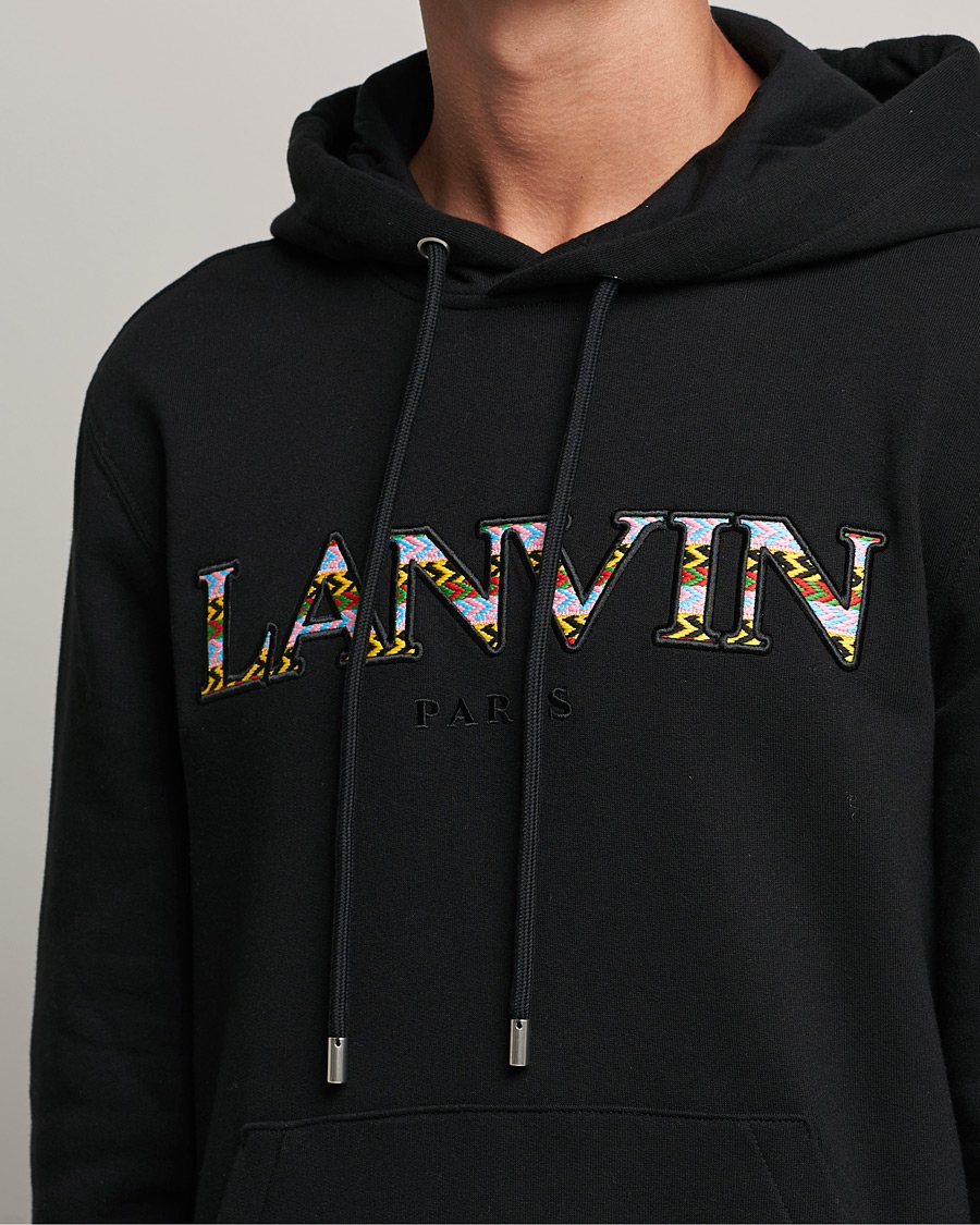 Herre | Gensere | Lanvin | Curb Logo Hoodie Black