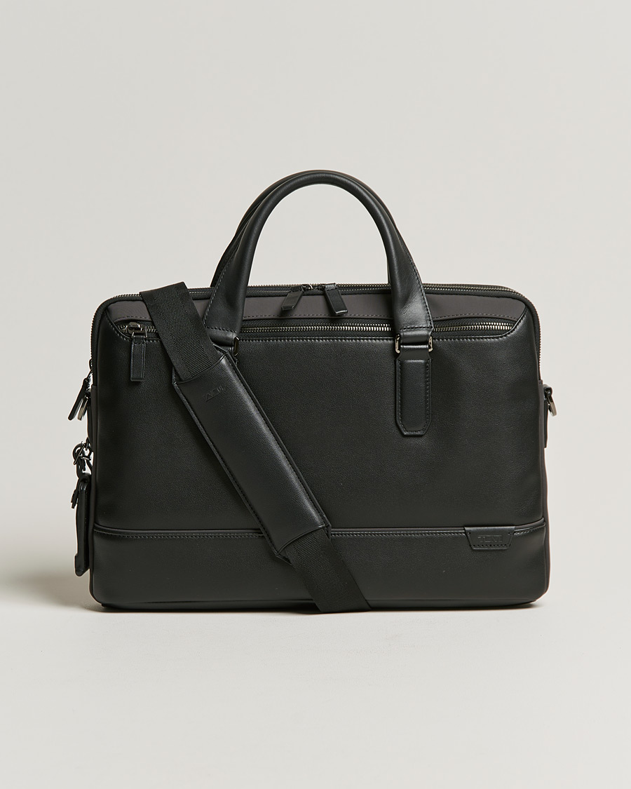 Herre | TUMI Harrison Sycamore Slim Brief Black/Iron | TUMI | Harrison Sycamore Slim Brief Black/Iron