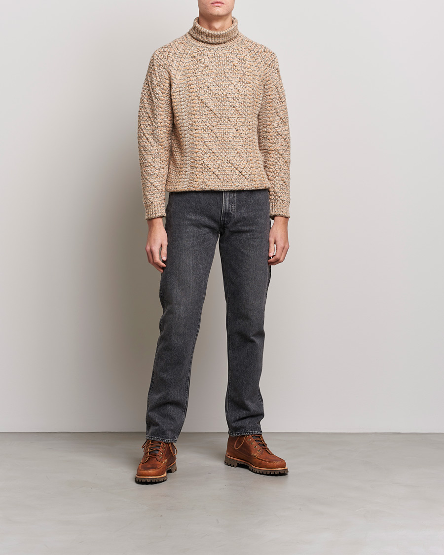 Herre | Gensere | Snow Peak | Alpaca Mix Turtleneck Ecru