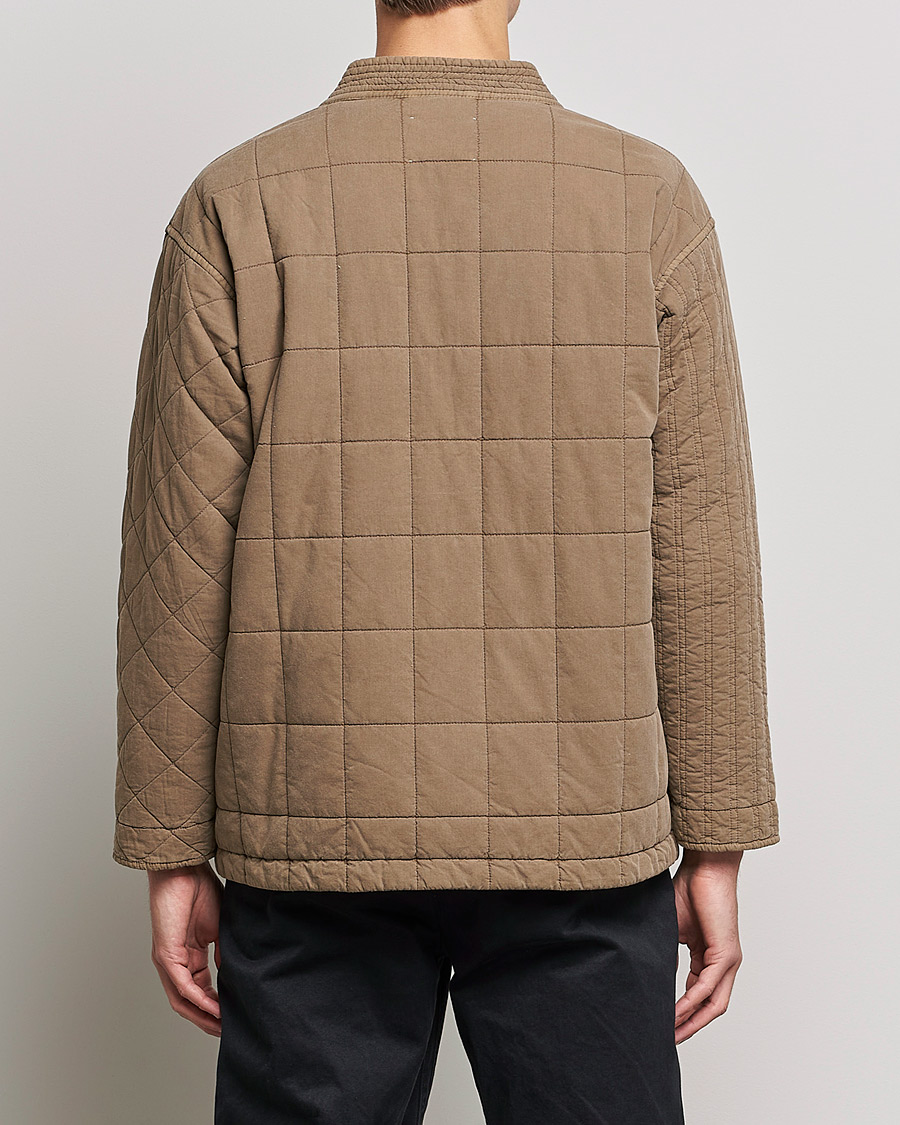 Herre | Gensere | Snow Peak | Patchwork Quilted Noragi Jacket Brown