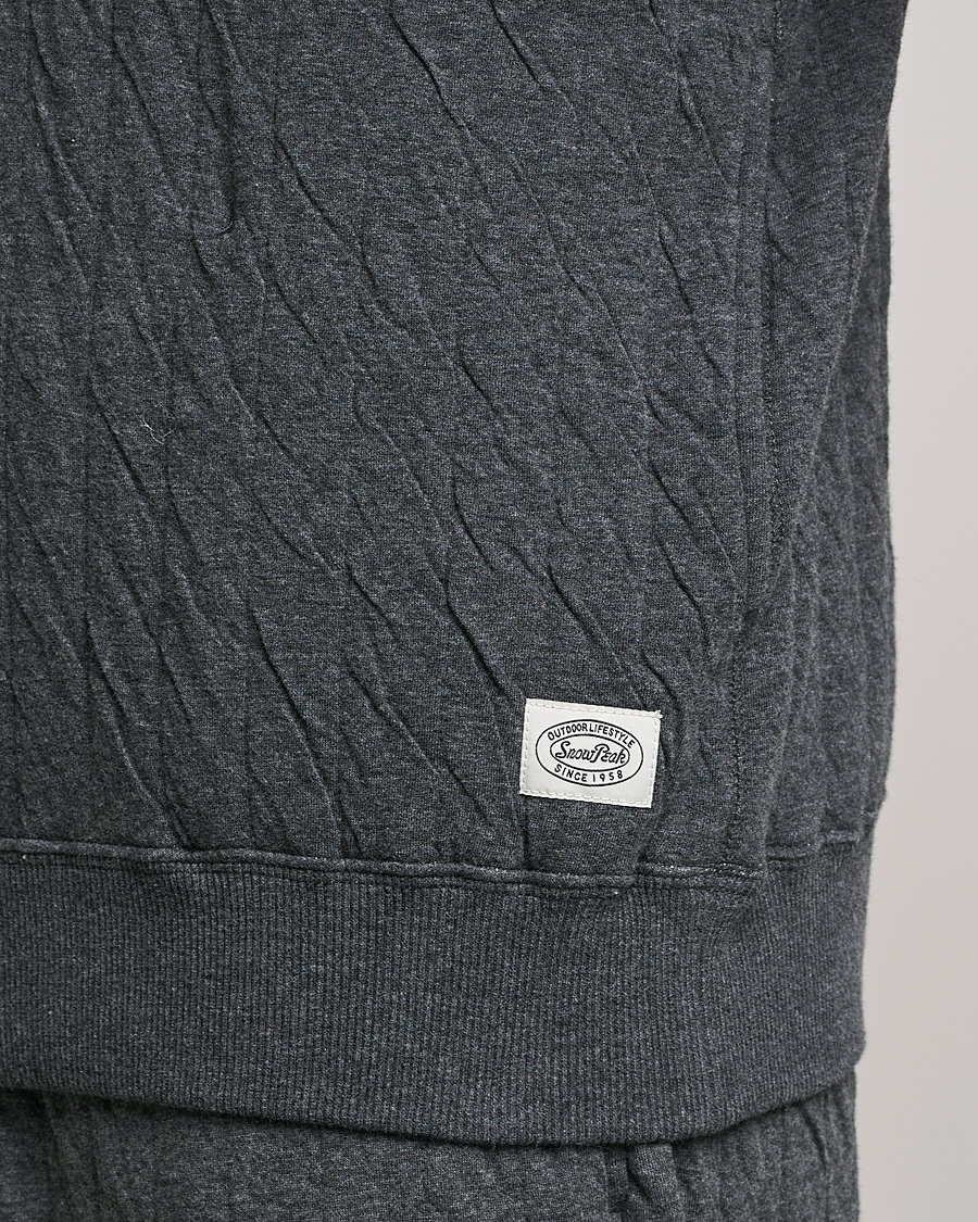 Herre | Gensere | Snow Peak | Natural Warm Stretch Pullover Medium Grey