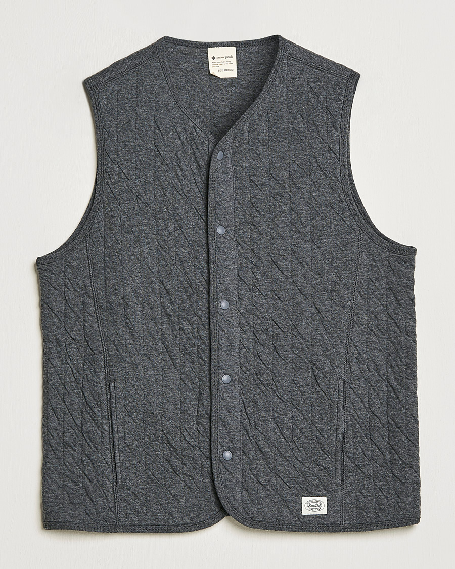 Herre | Gensere | Snow Peak | Natural Warm Stretch Vest Medium Grey