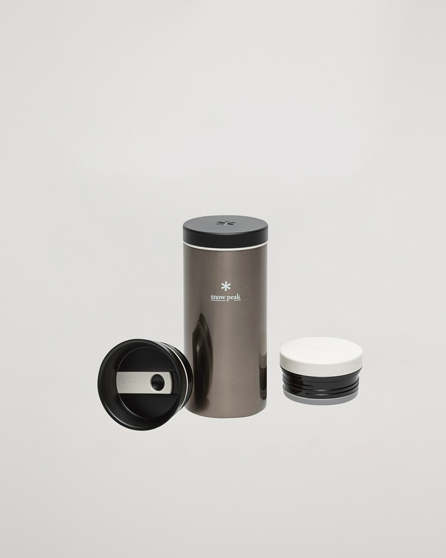 Herre | Snow Peak Kanpai Thermal Bottle Dark Silver | Snow Peak | Kanpai Thermal Bottle Dark Silver