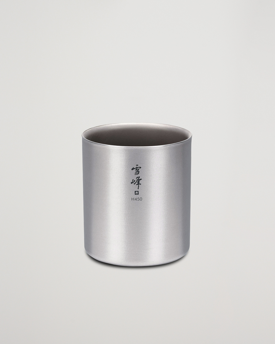 Herre | Outdoor living | Snow Peak | Double Wall Stacking Mug 450 Titanium