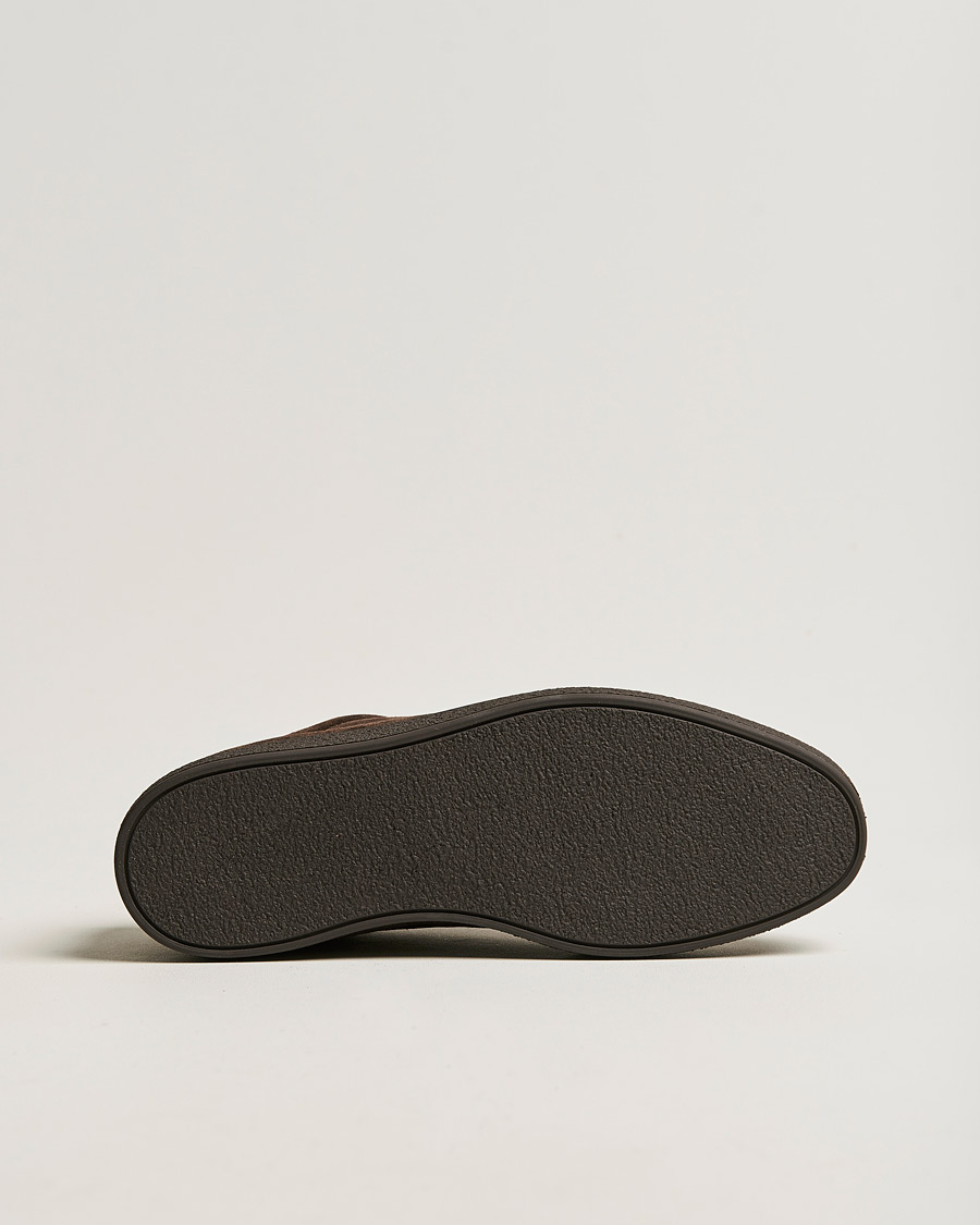 Herre | John Lobb Molton Soft Suede Sneaker Dark Brown Suede | John Lobb | Molton Soft Suede Sneaker Dark Brown Suede