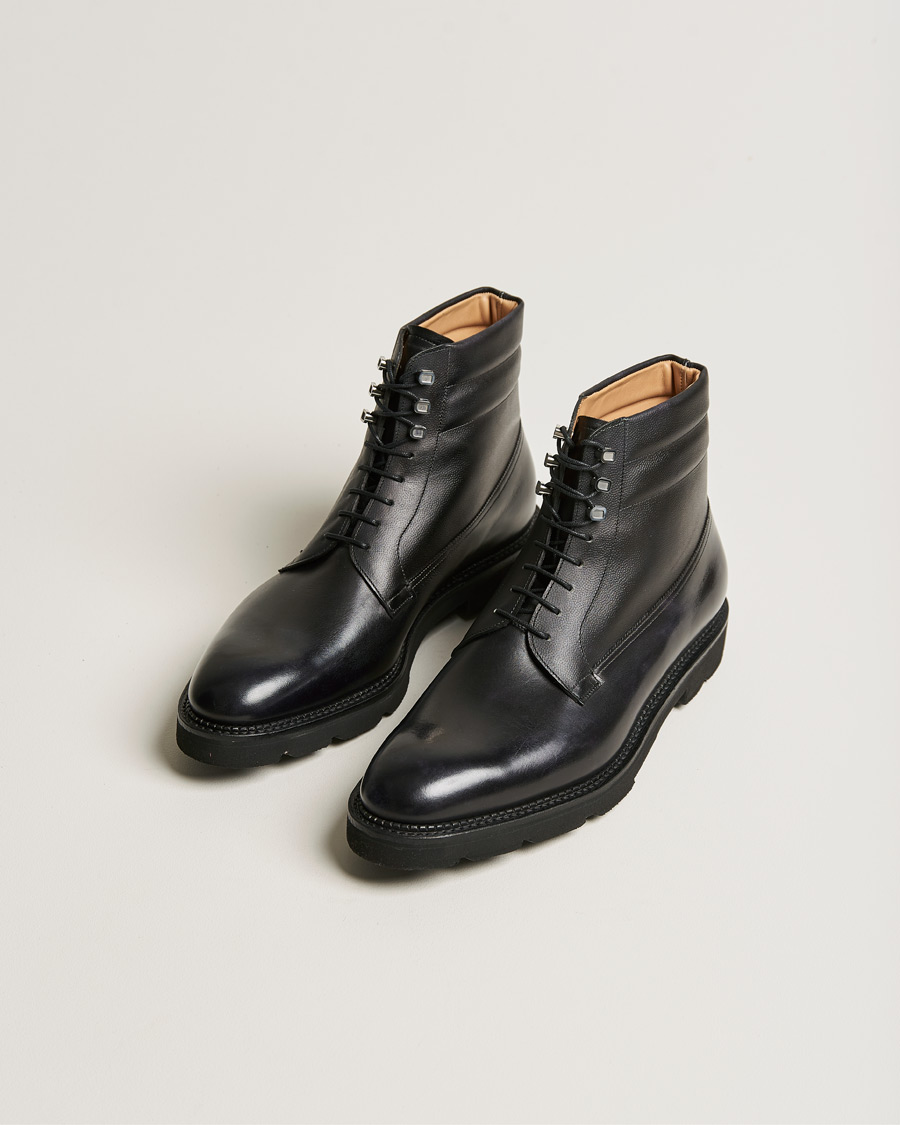 Herre | Svarte støvler | John Lobb | Adler Leather Boot Black Calf