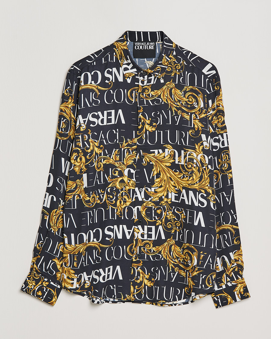 Herre |  | Versace Jeans Couture | Logo Baroque Shirt Black