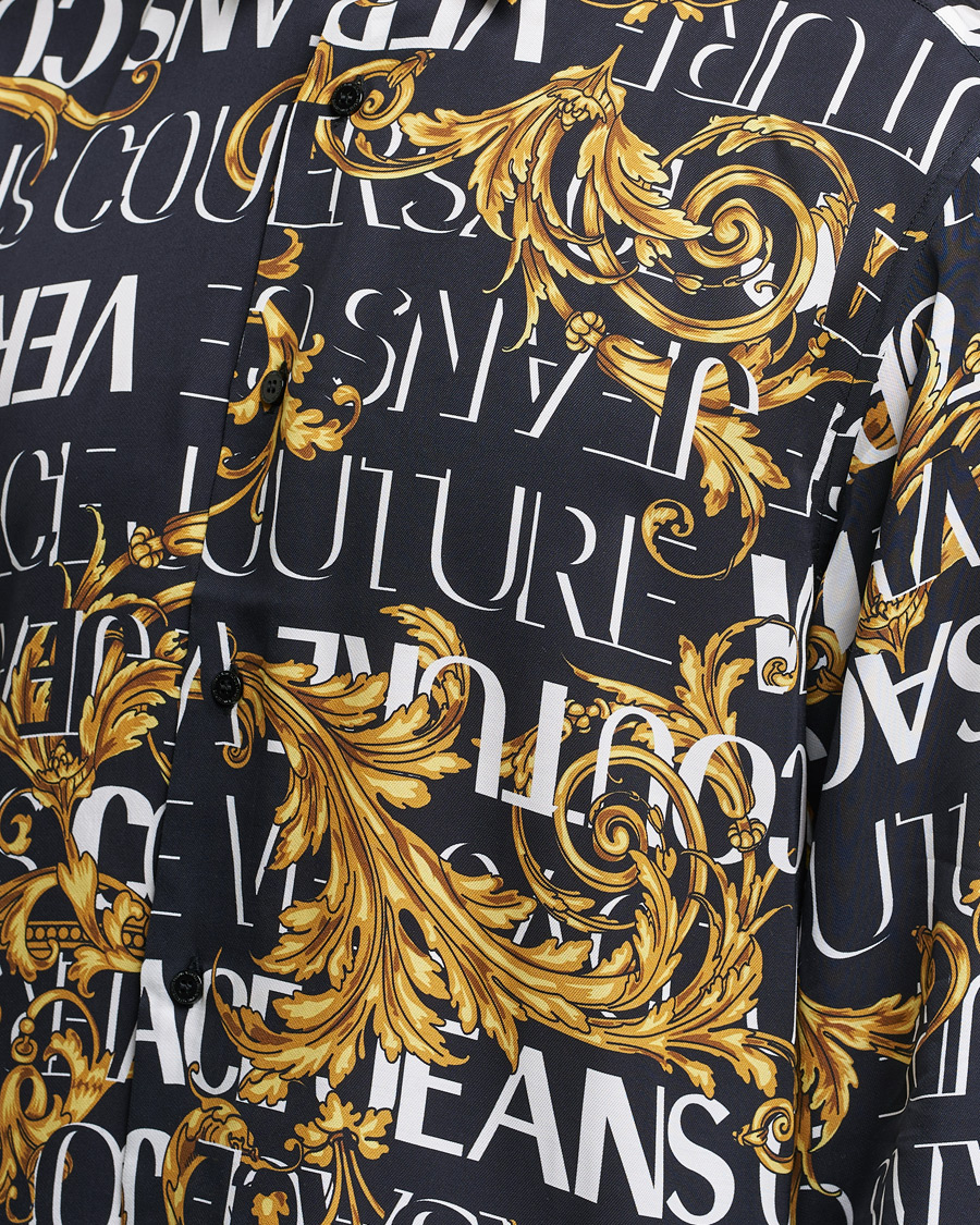 Herre | Skjorter | Versace Jeans Couture | Logo Baroque Shirt Black