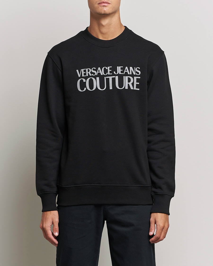 Herre |  | Versace Jeans Couture | Logo Sweatshirt Black/Silver