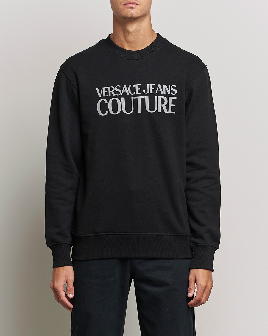 Herre | Gensere | Versace Jeans Couture | Logo Sweatshirt Black/Silver