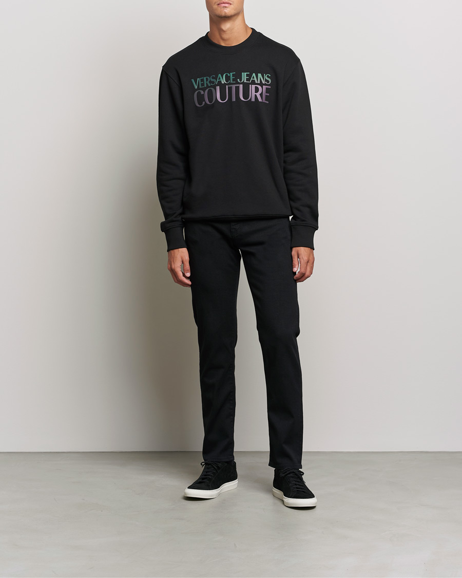 Herre |  | Versace Jeans Couture | Logo Sweatshirt Black