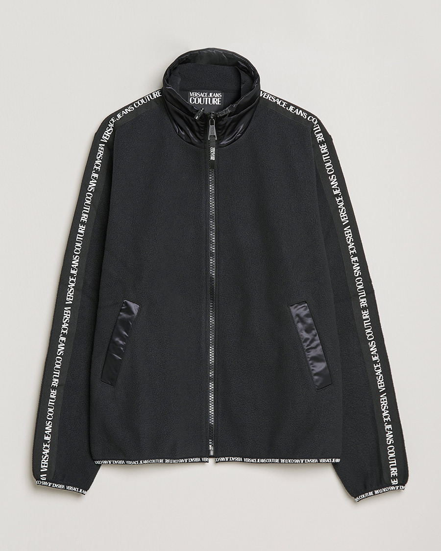 Herre | Gensere | Versace Jeans Couture | Tape Logo Full Zip Black
