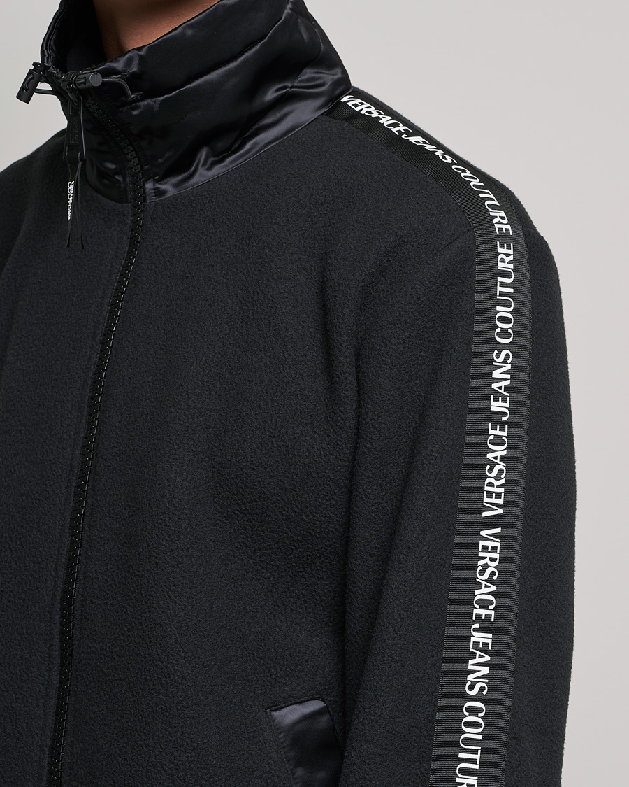 Herre | Gensere | Versace Jeans Couture | Tape Logo Full Zip Black
