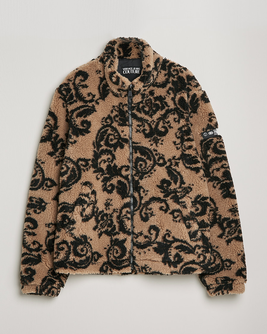 Herre | Jakker | Versace Jeans Couture | Teddy Jacquard Jacket Tortora