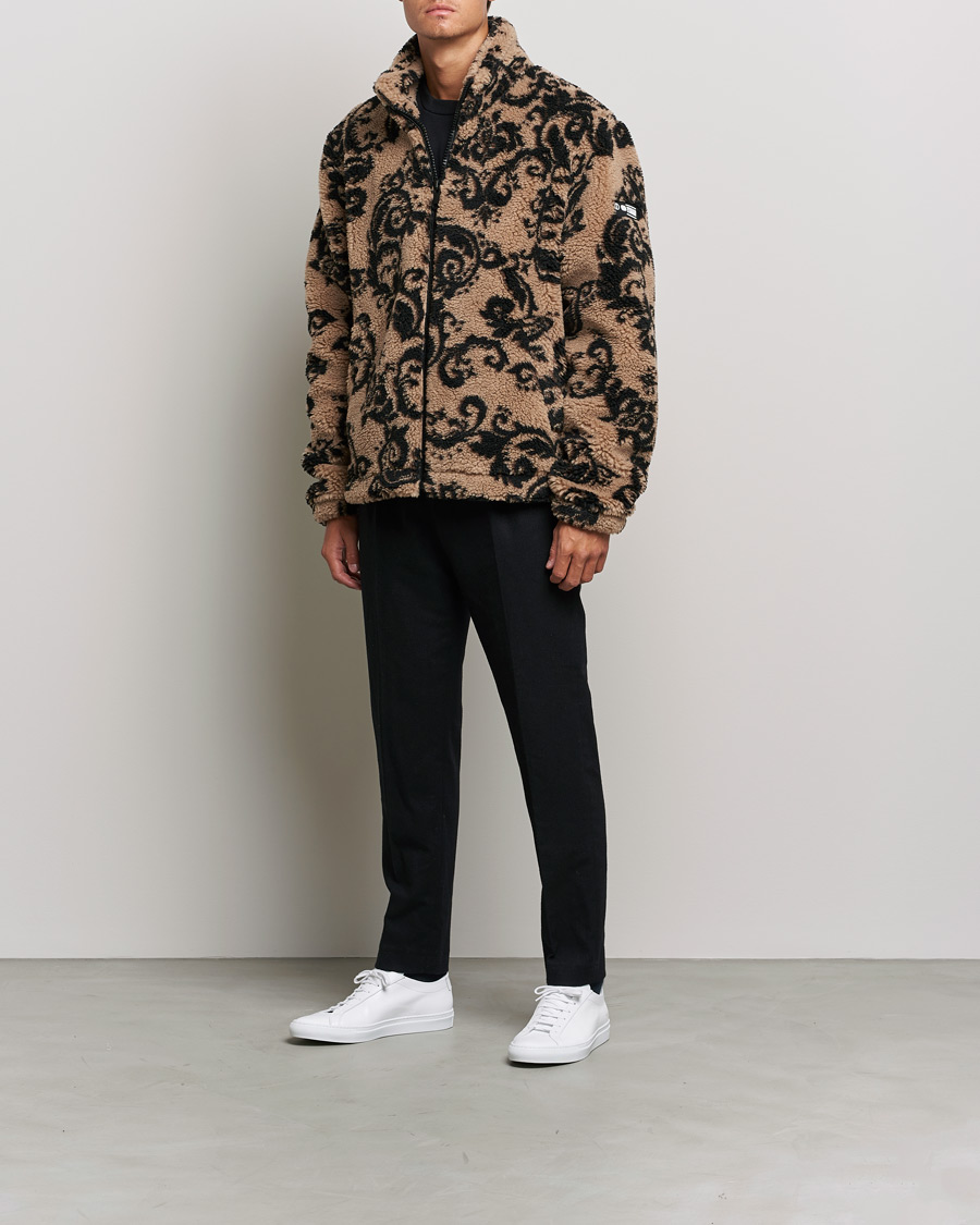 Herre | Jakker | Versace Jeans Couture | Teddy Jacquard Jacket Tortora