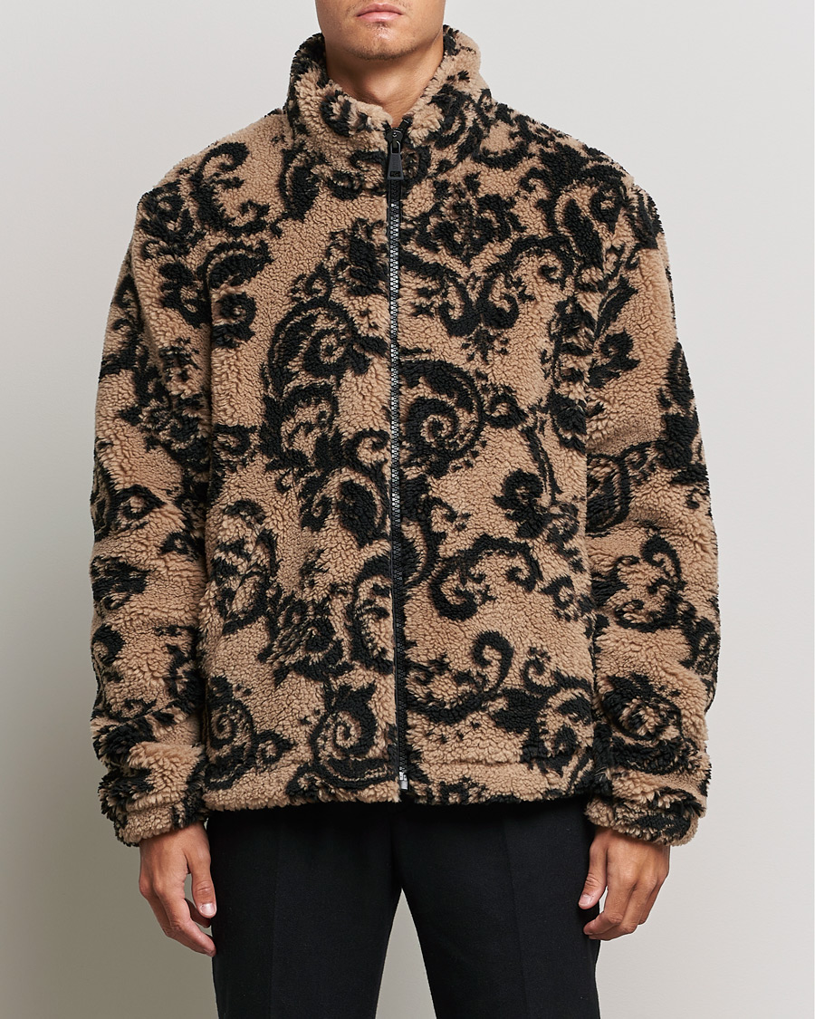 Herre | Jakker | Versace Jeans Couture | Teddy Jacquard Jacket Tortora