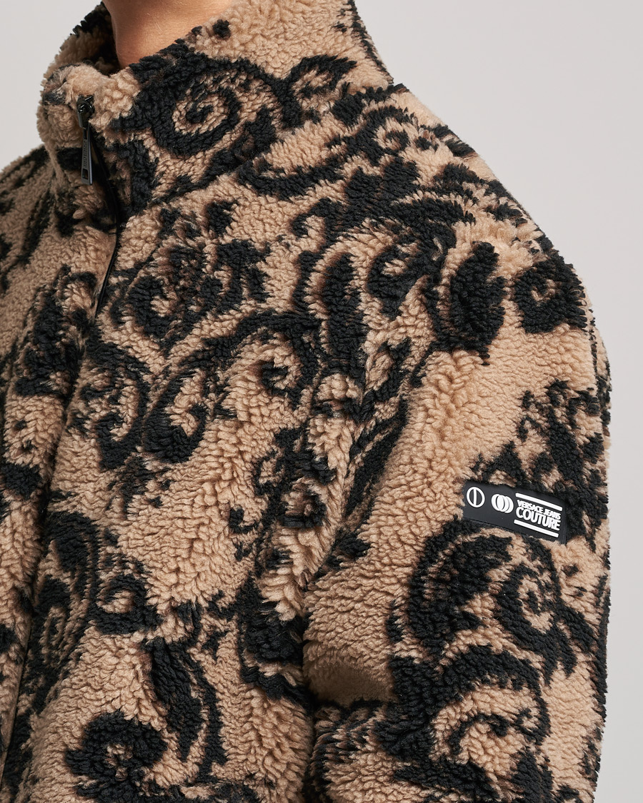 Herre | Jakker | Versace Jeans Couture | Teddy Jacquard Jacket Tortora