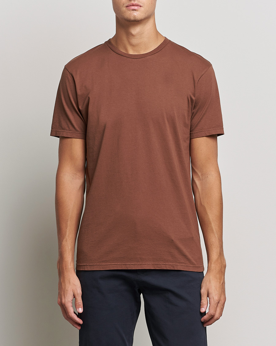 Herre | T-Shirts | Colorful Standard | Classic Organic T-Shirt Cinnamon Brown