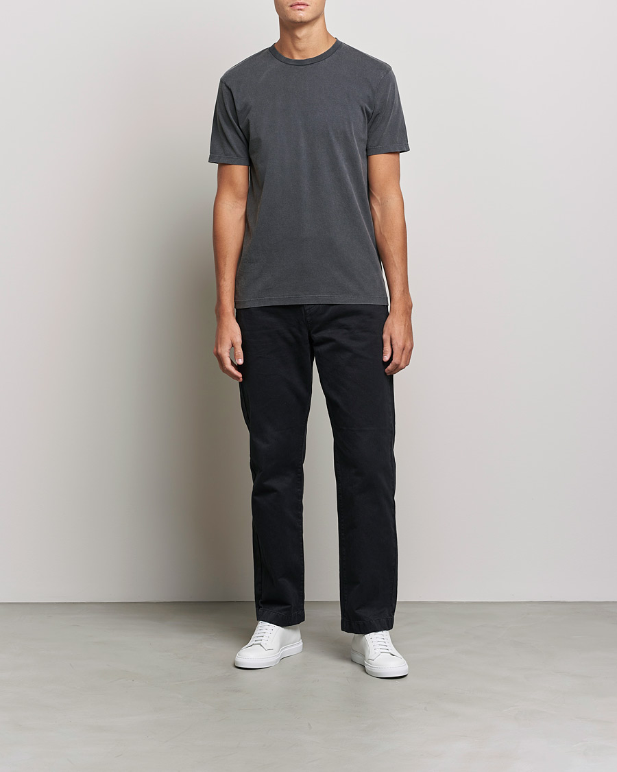 Herre | T-Shirts | Colorful Standard | Classic Organic T-Shirt Faded Black