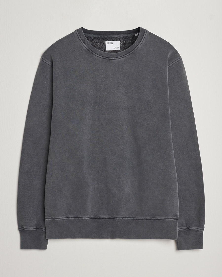 Herre | Gensere | Colorful Standard | Classic Organic Crew Neck Sweat Faded Black
