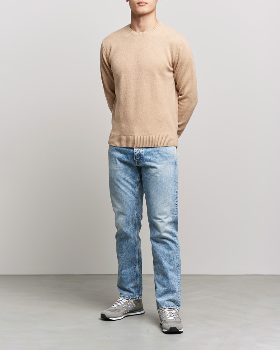 Herre | Gensere | Colorful Standard | Classic Merino Wool Crew Neck Honey Beige