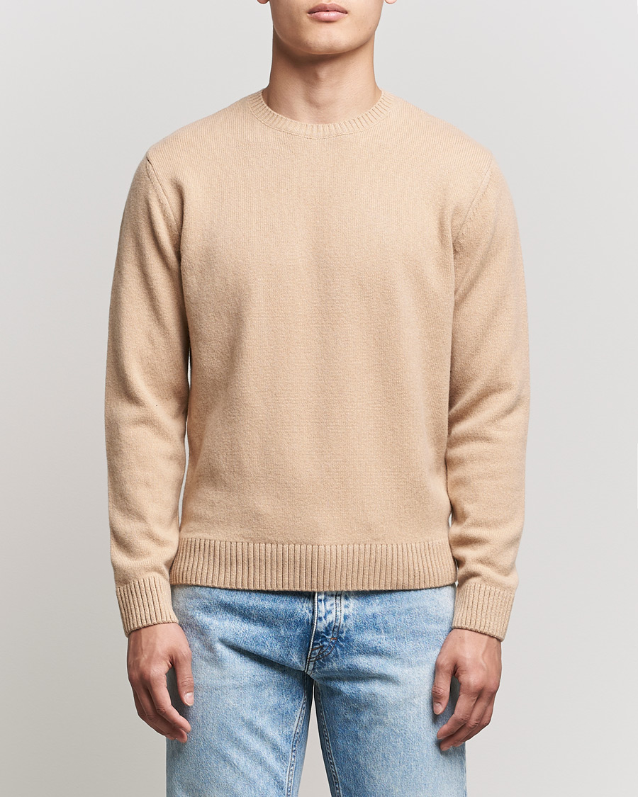 Herre | Gensere | Colorful Standard | Classic Merino Wool Crew Neck Honey Beige