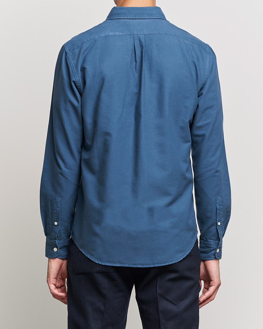 Herre | Skjorter | Colorful Standard | Classic Organic Oxford Button Down Shirt Petrol Blue