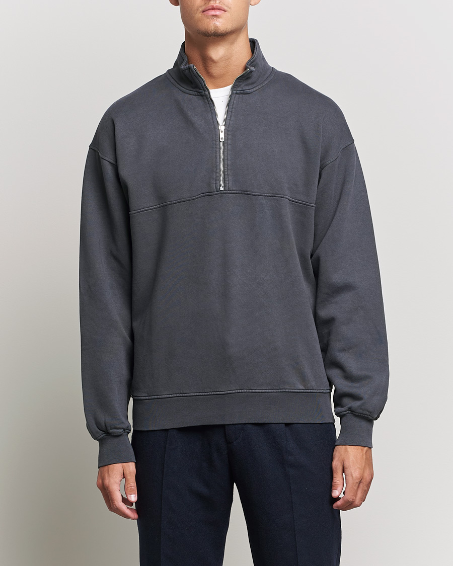 Herr | Half-zip | Colorful Standard | Classic Organic Half-Zip Lava Grey