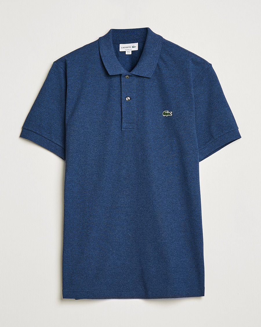 Herre | Pikéer | Lacoste | Original Polo Melange Piké Dark Indigo Blue
