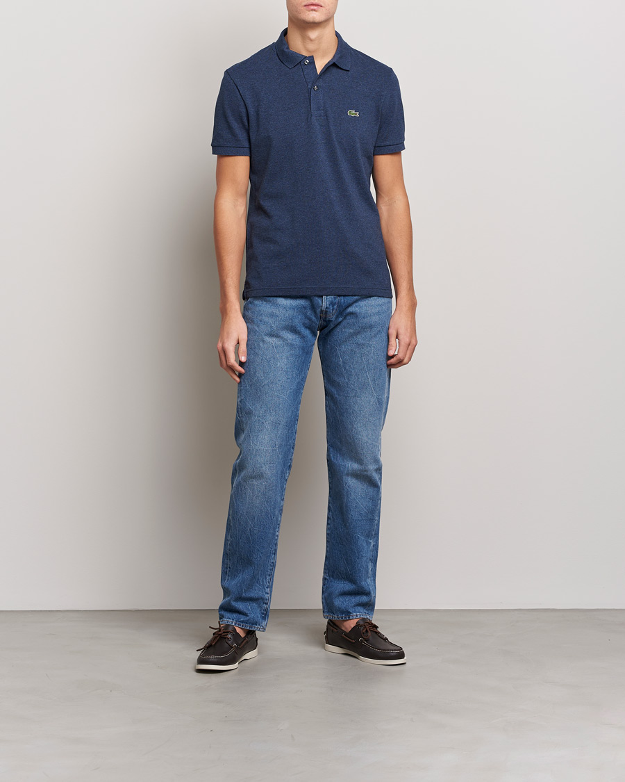 Herre | Pikéer | Lacoste | Slim Fit Polo Piké Dark Indigo Blue