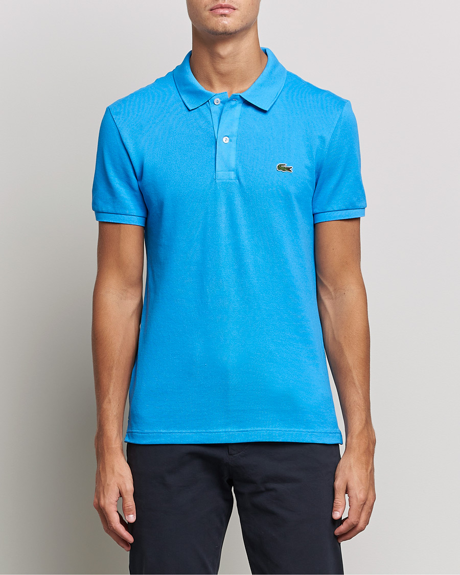 Herre |  | Lacoste | Slim Fit Polo Piké Argentine Blue