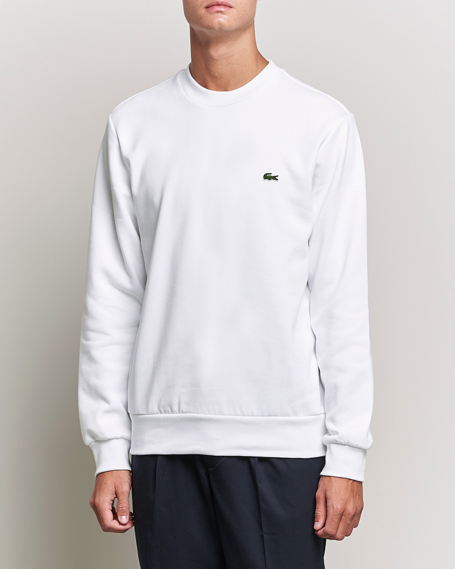 Herre | Gensere | Lacoste | Crew Neck Sweatshirt White