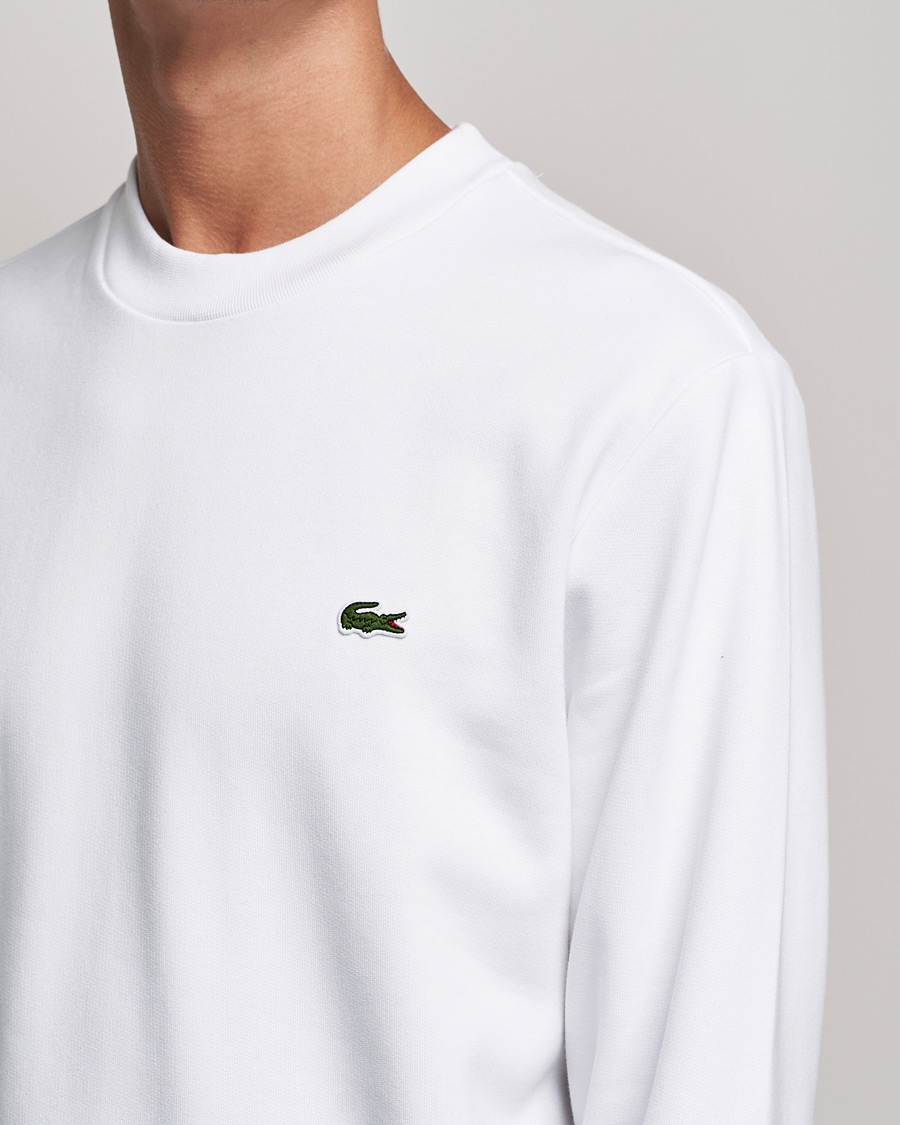Herre | Gensere | Lacoste | Crew Neck Sweatshirt White