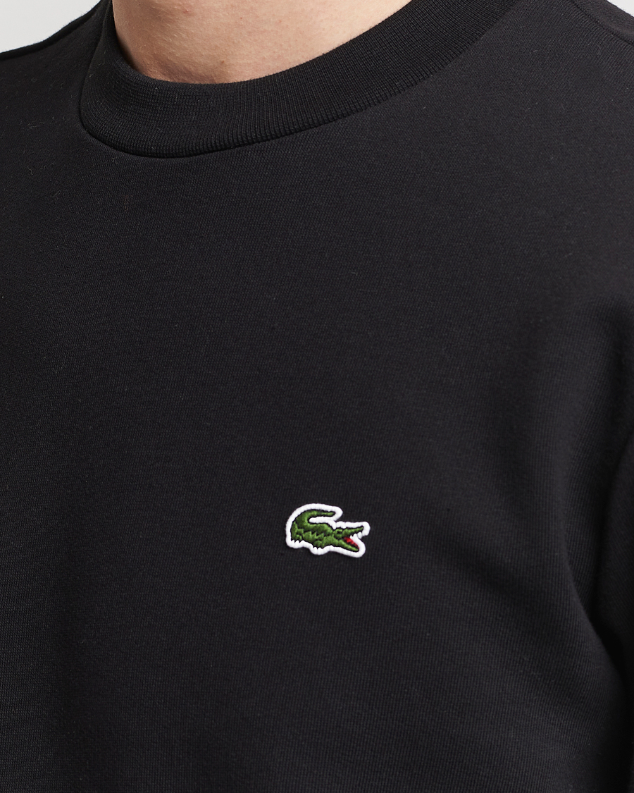 Herre | Gensere | Lacoste | Crew Neck Sweatshirt Black