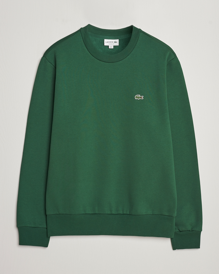 Herre | Gensere | Lacoste | Crew Neck Sweatshirt Green