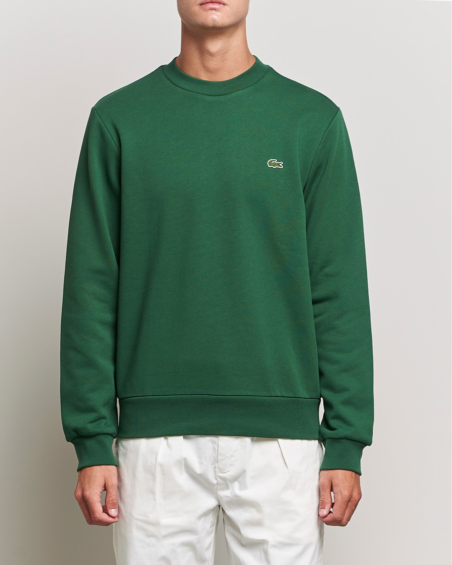 Herre |  | Lacoste | Crew Neck Sweatshirt Green