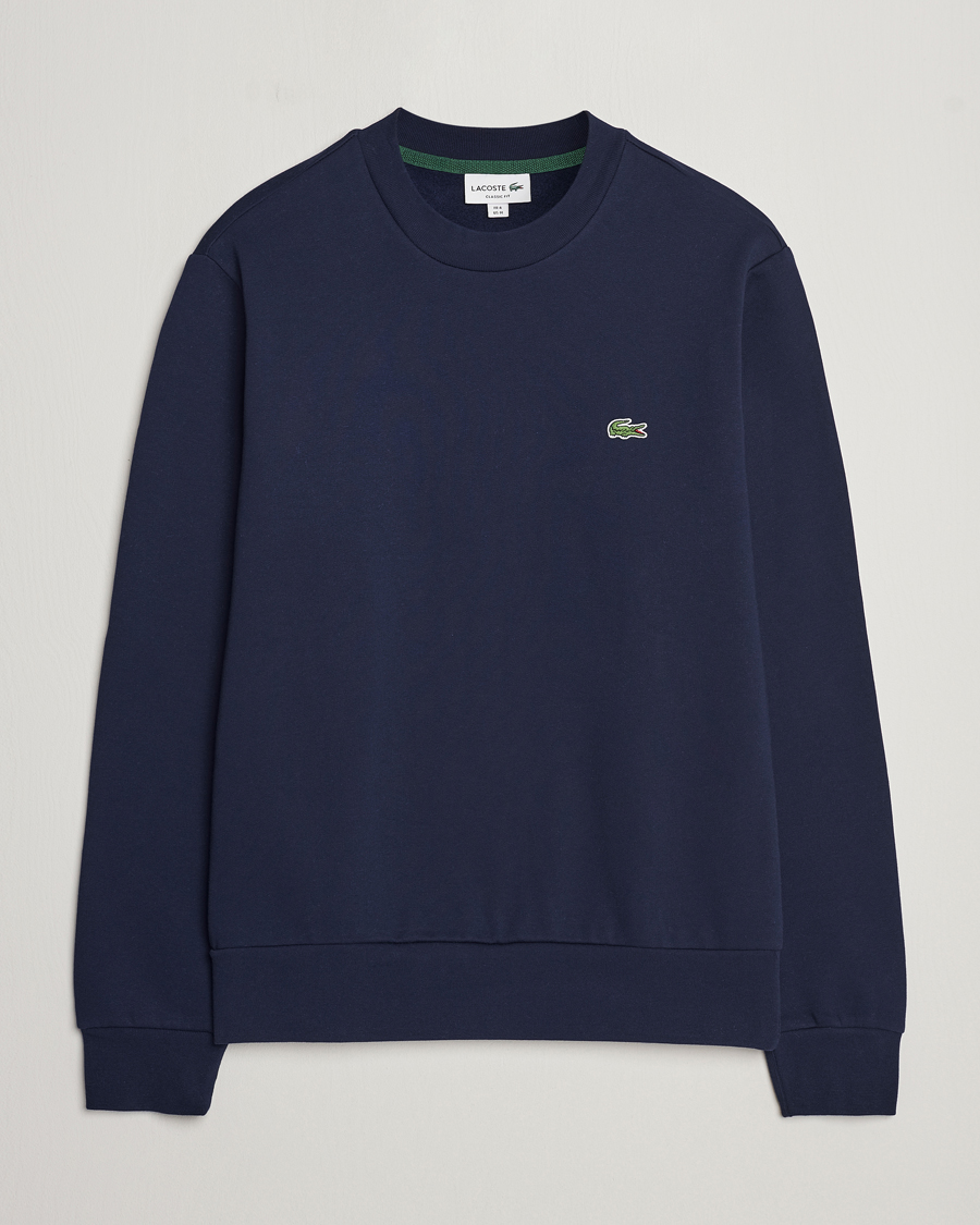 Herre | Gensere | Lacoste | Crew Neck Sweatshirt Navy Blue