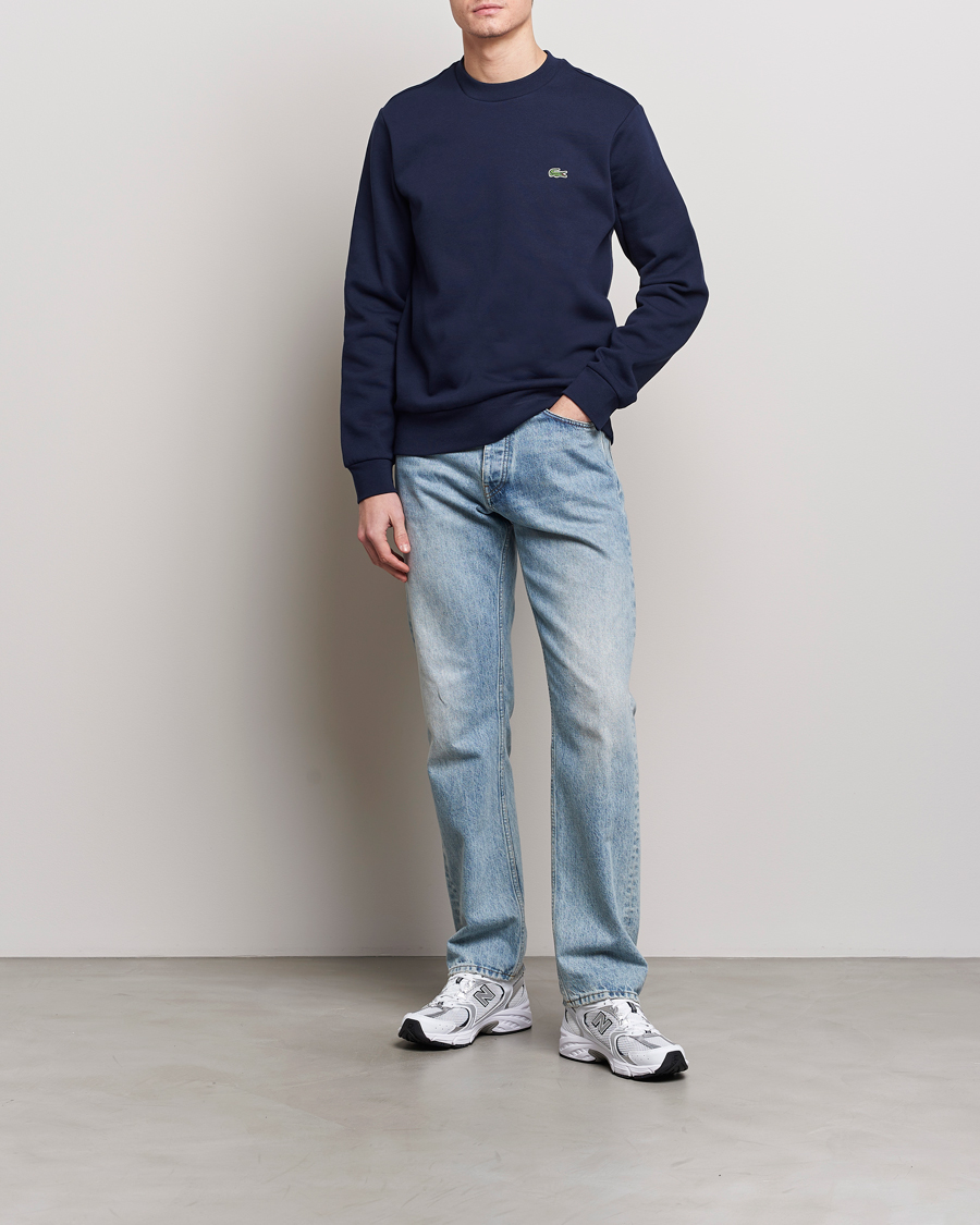 Herre | Gensere | Lacoste | Crew Neck Sweatshirt Navy Blue