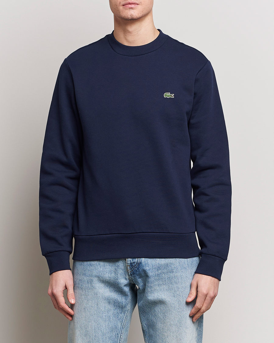 Herr |  | Lacoste | Crew Neck Sweatshirt Navy