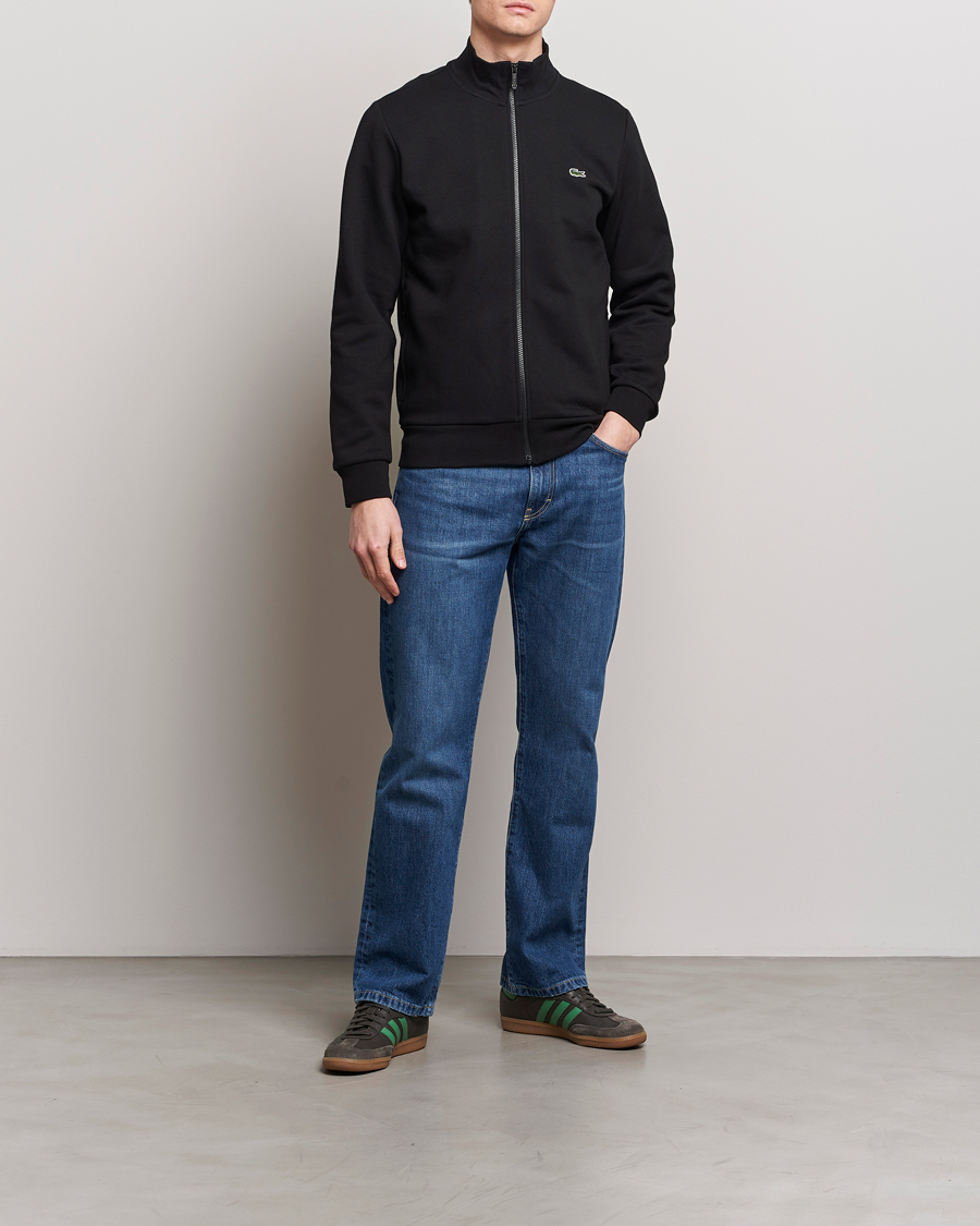 Herre | Gensere | Lacoste | Full Zip Sweater Black